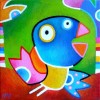 vogeltje-2007-acrylverf-op-canvasdoek-20x20-cm-vk