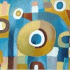 ‘Landschap in oker en blauw’ 1999